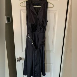 Anne Klein ladies dress with sequin belt